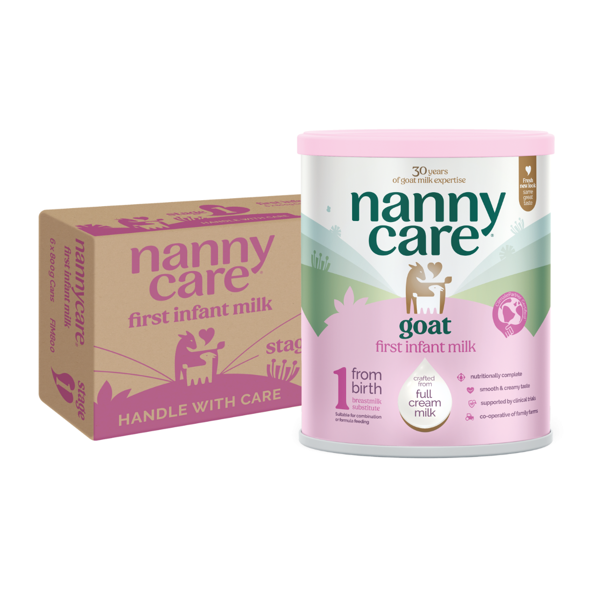 Nannycare First Infant Milk - Stage 1 (800g) | New Look Formula Subscription Test