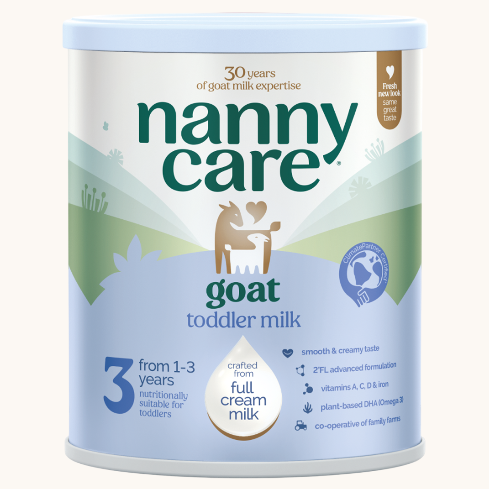 Nannycare Toddler Goat Milk — Stage 3 (800g) | New Look Formula