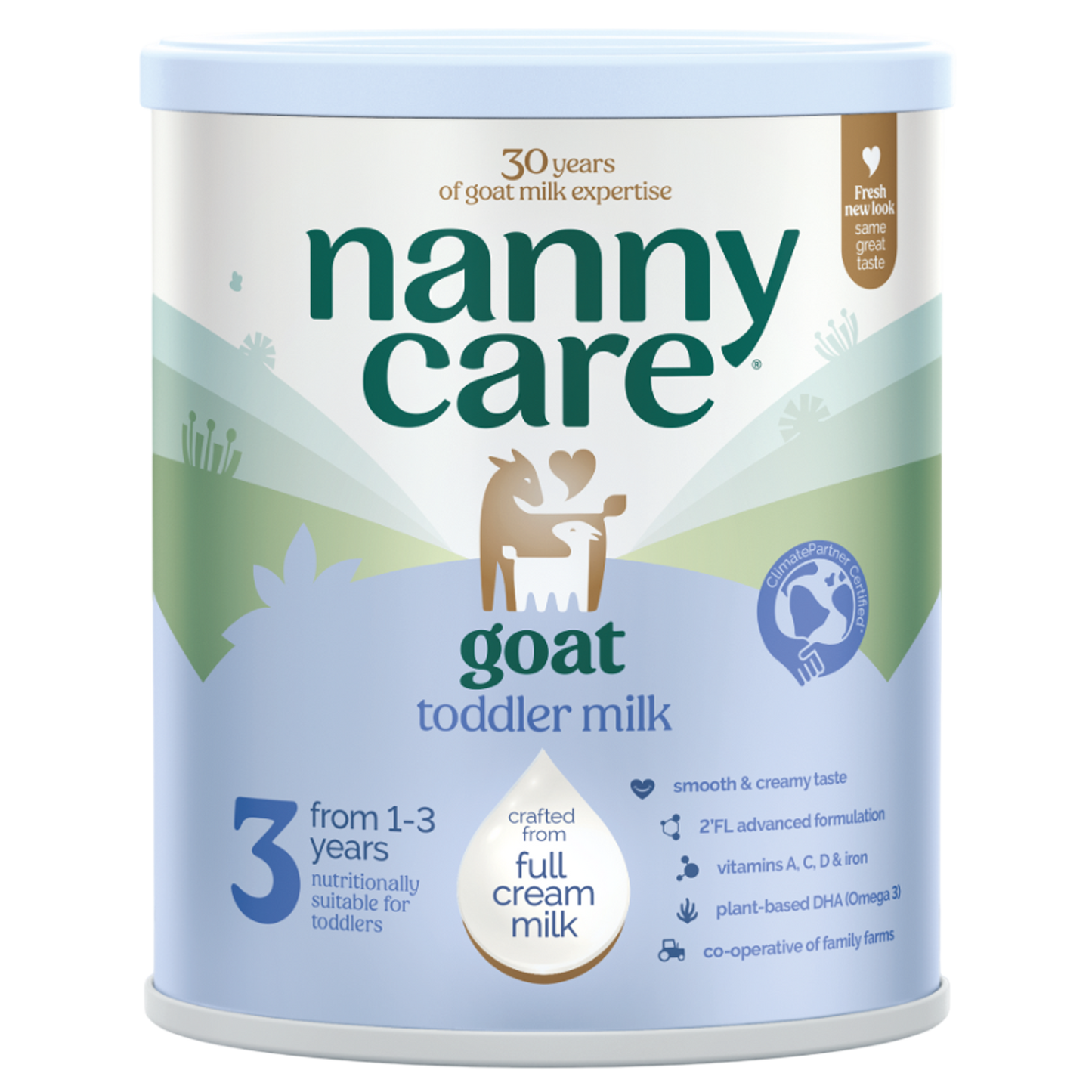 Nannycare Toddler Goat Milk — Stage 3 (800g) | New Look Formula