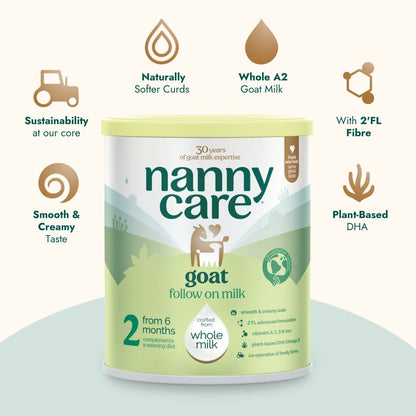 Nannycare Follow On Goat Milk Formula —  Stage 2 (800g)