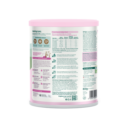 Nannycare First Infant Milk - Stage 1 (800g) | New Look Formula