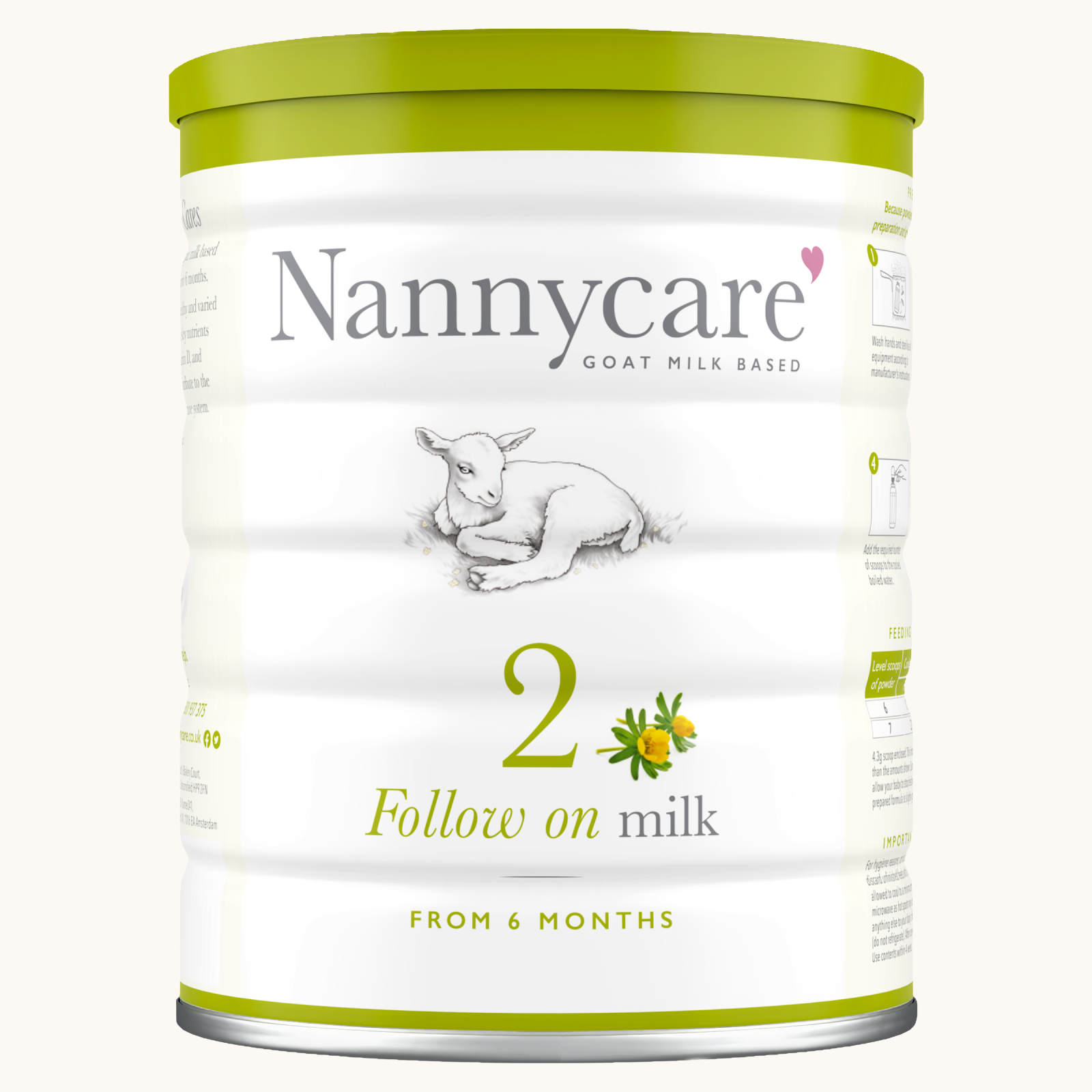 Nannycare Follow On Goat Milk Formula - Stage 2